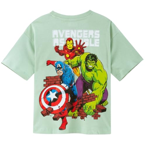 Image of Nap Chief Kids Cotton Official Marvel Avengers Characters Printed T-Shirts for Boys & Girls