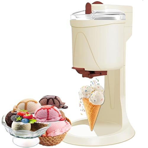 MáQuina De Gofres eléctrica para hacer helados suaves en cono, rápida preparación de postres en 10 minutos, fácil operación con un solo toque para delicias caseras saludables.