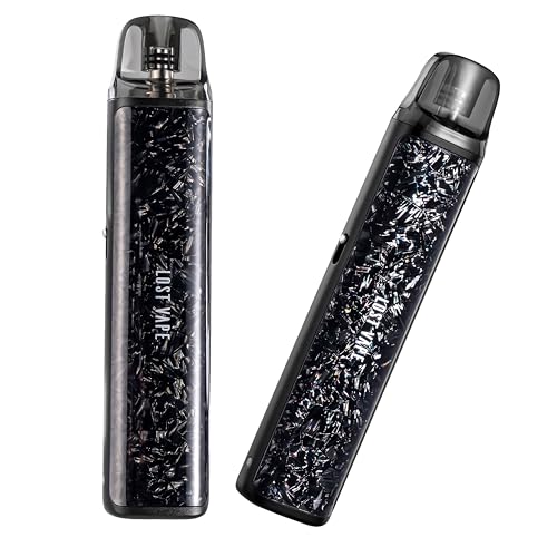 TVDC Lost Vape Ursa Nano 3 Pod Kit, 30W Max Output, 1200mAh Battery, Premium Craftsmanship & Adjustable Airflow, 2ml Cartridge, No Nicotine (Glacial Black)