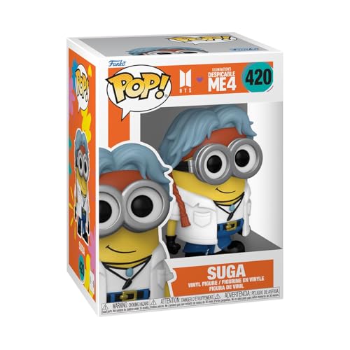 Funko Minions Figura Vinilo Despicable Me 4 - BTS - Suga 420 Unisex Pop! Multicolor PVC