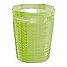 Gedy Verde Acido, Glady, Cestino Bagno, Gettacarta in Resine termoplastiche di Alta qualità, Misure 25,4 x 21,1 x 21,1 cm, 2 Anni di Garanzia, Design: R&S, Unica