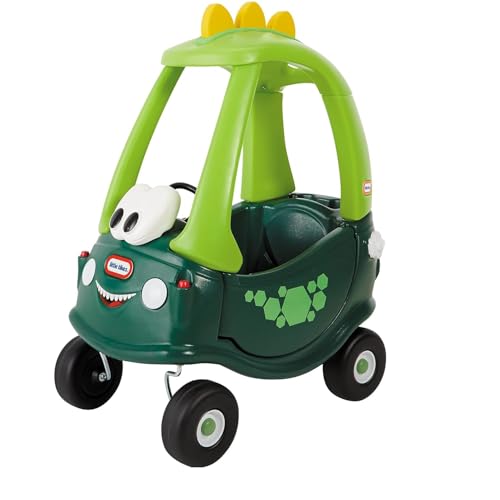 Little Tikes Litte Tikes Cosy Coupé Dino-Voiture à Pousser, Enfants-avec des Portes fonctionnelles, Plancher à Retirer & 1 klaxon-Encourage Les Jeux...