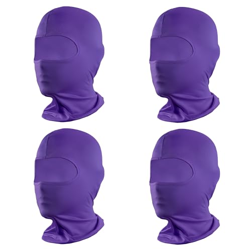 Image of Pukavt 1-6 Pack Balaclava Face Mask, Ski Mask for Men Women, UV Protection Windproof Scarf for Motorcycle Snowboard Cycling