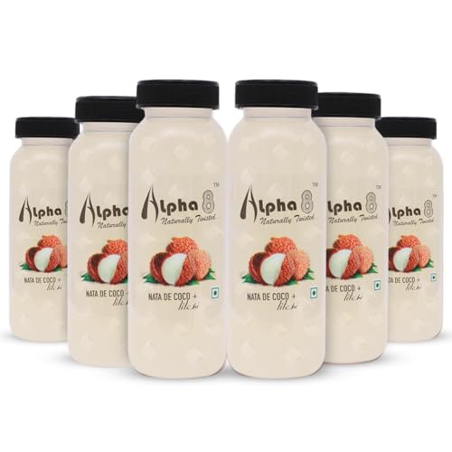 Image of ALPHA 8 Natural Energizer & Immunity Booster, Healthy Juice, Real Natural Taste (Leechee)