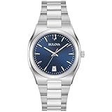Cristal mineral Bulova Reloj Analógico para Mujeres de Cuarzo japonés con Correa en Acero Inoxidable 96M157
