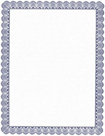 Amazon.com : Geographics Conventional Blue Certificate - 24 lb - 11" x ...