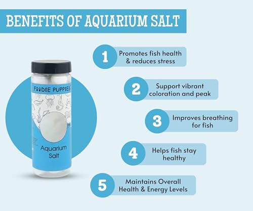 Image of Foodie Puppies Aquatic Aquarium Salt Balls for Fish Tanks - 350gm | Ornamental Fish - Stress Relief, Gill Function Support, Electrolyte Balance & Nitrite Detox for Koi, Goldfish & Freshwater Tanks