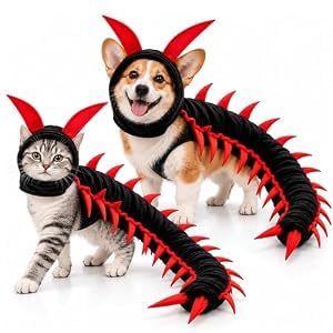 Dog Halloween Costume Centipede, 50×11.42Inch Funny Pet Cosplay Outfit