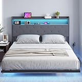 ASSEMBLAGE FACILE : Avec des pièces numérotées et des instructions détaillées, assembler ce cadre de lit est un jeu d'enfant. En seulement 45 minutes, deux personnes peuvent facilement terminer l'installation pour profiter rapidement de leur nouveau lit.