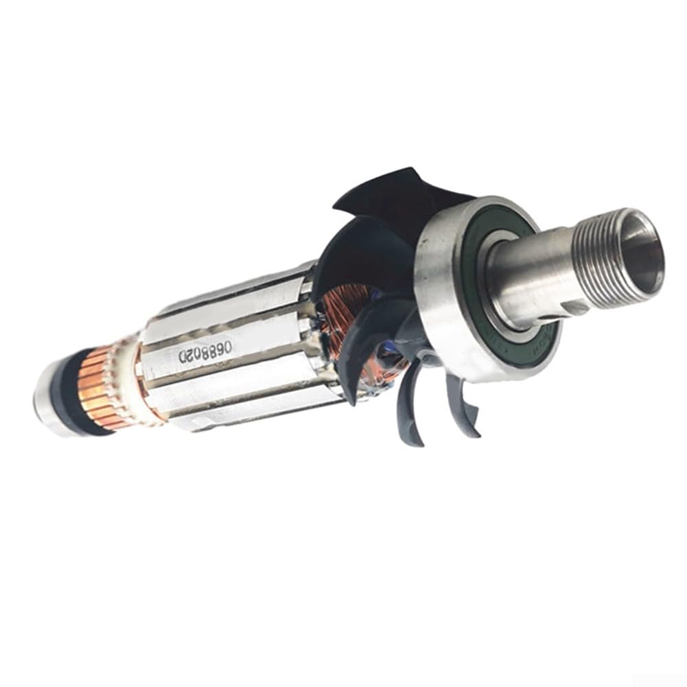 Rotore per RT0700C RT0702C, 1 pezzo di ricambio per utensili elettrici in metallo compatibile per macchine di rifilatura Prestazioni affidabili a lunga durata Uso di riparazione del giardino domestico