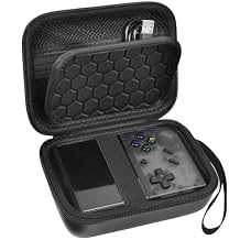 PAIYULE Travel Case Compatible with RG35XX/ RG35xx Plus Retro Handheld Game Console, Handheld Emulator Storage Holder Organizer, Android Game Console Carrying Bag Box Only