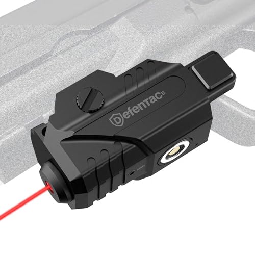 Defentac Red Laser Sight for Pistol/Handgun, Magnetic Rechargeable Beams for Compact Guns W/a Rail,...