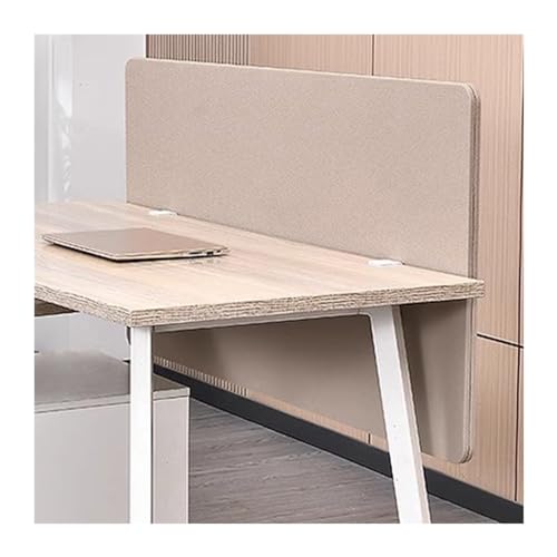 Cloison de bureau acoustique marron idéale pour le télétravail et les open spaces