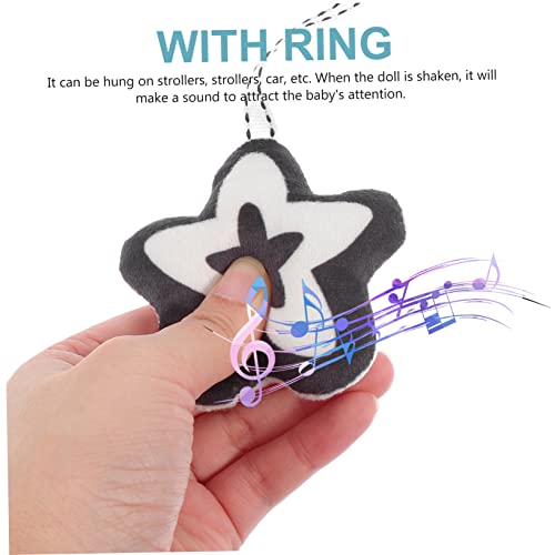 Totority 1 Peça Cama De Animal Preto E Branco Em Torno De Brinquedos Para Recém-Nascidos Brinquedos