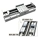 YZHATDH Load Fully Enclosed Guide 20MM Width EGR20 Guide 4Pcs EGH20CA Sliders SFU 2505/2510 Ballscrew Slide Industrial Automation