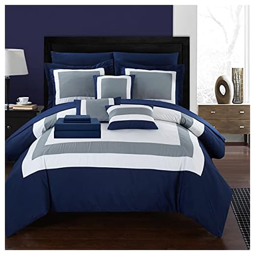 Chic Home Duke Queen Comforter Set 10-Piece