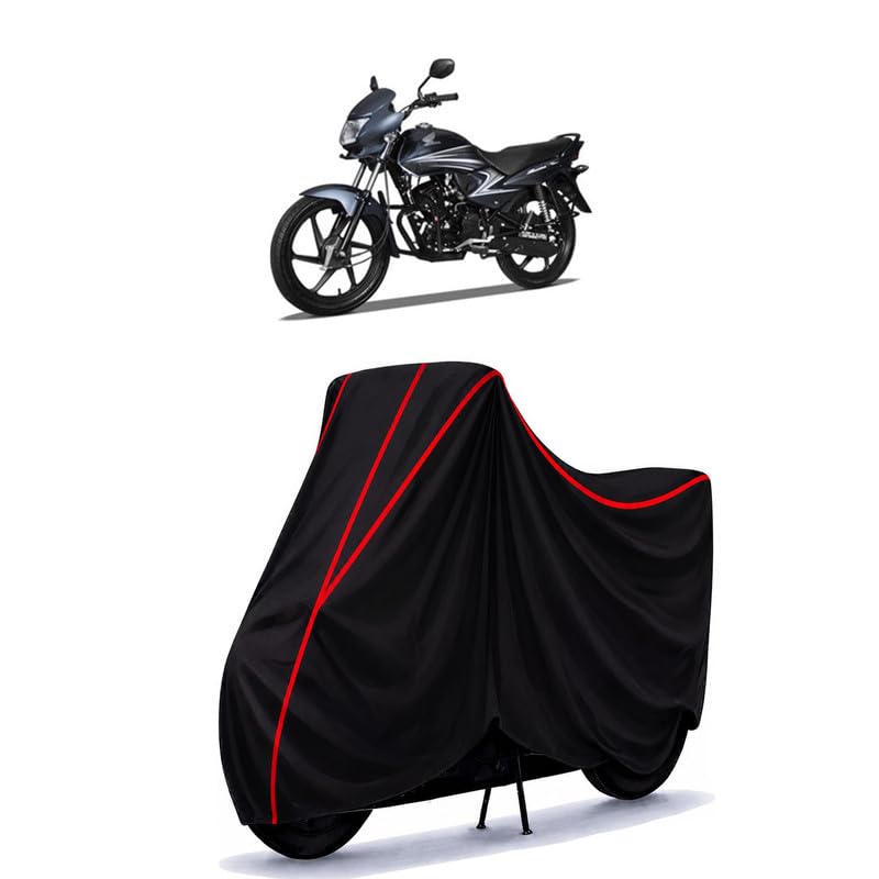 Image of Dream Yuga 110 Water Resistant Bike Cover for All Motorcycles & Rain | Heavy Duty Taffeta Fabric | UV Protection, Dustproof, Scratchproof | All Weather Two Wheeler Body Cover with Elastic Bottom