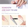 Makartt Poly Nail Gel Kit, 2 PCs 50ML Poly Extension Gel Nail Kit White Pink Colors, Gel Builder for French Design Nail Extension Natural-Looking, Nail Strengthener, 3D Diy Hard Gel Manicures
