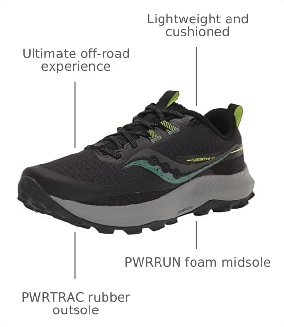 Image of Saucony Men's Peregrine 13 Trail Running Shoes