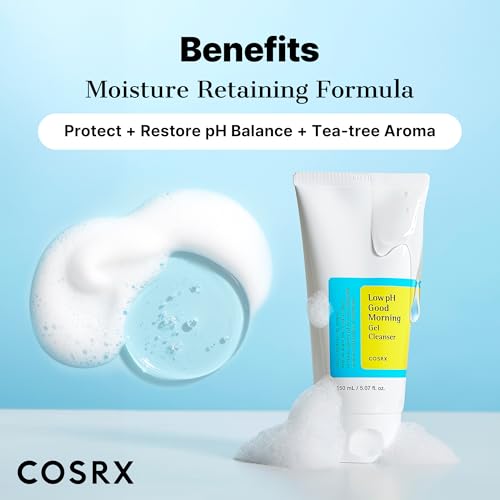 COSRX Low pH Good Morning Gel Face Cleanser, 5.07 fl oz, BHA Face Wash, Daily Mild Face Cleanser for Sensitive Skin, PH Balancing, Korean Skin Care, Korean Face Wash - Image 4