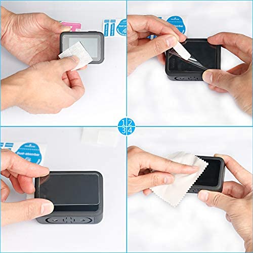 Larrits 2 Pack Tempered Glass Screen Protector And Lens Protector With 2 Pcs Lcd Display Screen Protector Film For Gopro Hero 7 Hero 6 Hero 5 Black (For Gopro Hero 7/6/ 5) #TOP5