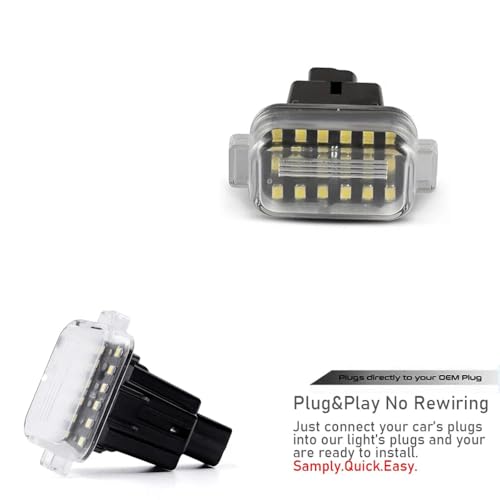 Luces LED para matrícula de Mazda 3 Hatchback y Mazda 6 GL Atenza 4