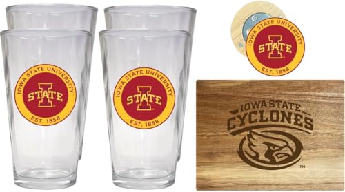 Pack Oficial Copas Iowa State Cyclones 4 Piezas