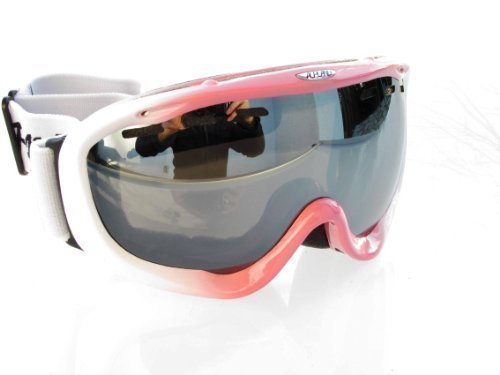 Ravs Alpland Occhiali da Bicchieri Argento a Specchio! Compatibile Antifog Doppio Disco Adatti Anche per Portatori