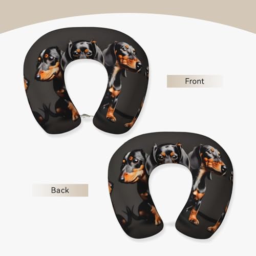 Almohada de Polyester para Cuello y Hombros Negro miniatura 3