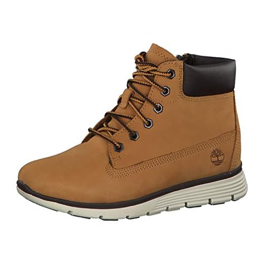 Timberland Killington, Bottes & Bottines Classiques Mixte Enfant, Beige (Wheat Nubuck 231), 38 EU