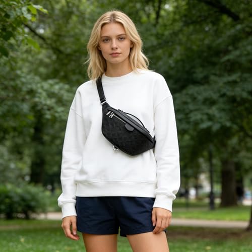 Image of Crossbody Sling Bag for Women & Men | Trendy Checkered, Fanny Pack, Waist Bag, Travel, Festival & Daily Commute