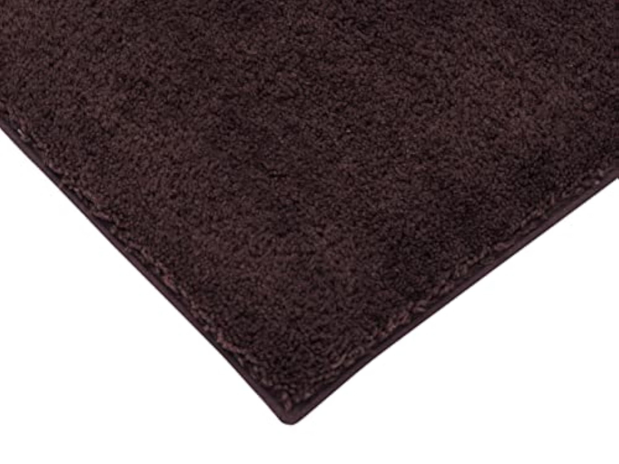 Micro Plush Microfiber Runner Rug 50x150 cm Brown