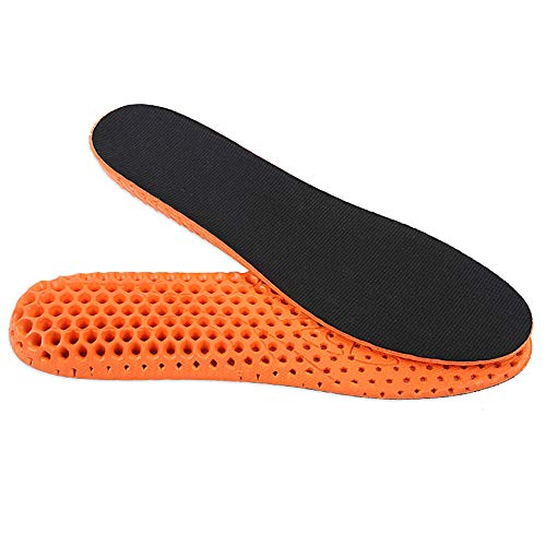 1 paire de semelles intérieures en mousse alvéolée respirante pour homme et femme avec housse en coton 1,5 cm 2,5 cm - - 2, Large Cover
