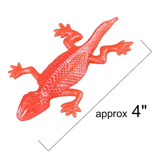Artcreativity Stretchy Lizard Fidget Toys, Pack Of 12, Stress Relief Fidgeting Toys For Kids And-Adults, 4 Vibrant Colors, Sensory Toys For Autism And Adhd, Fun Birthday Party Favors For Children #TOP2