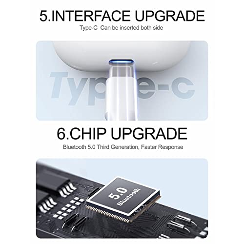 figatia LP40 Pequenos Fones de Ouvido Sem Fio, Fones de Ouvido Bluetooth Carregamento Caso Os Sons G