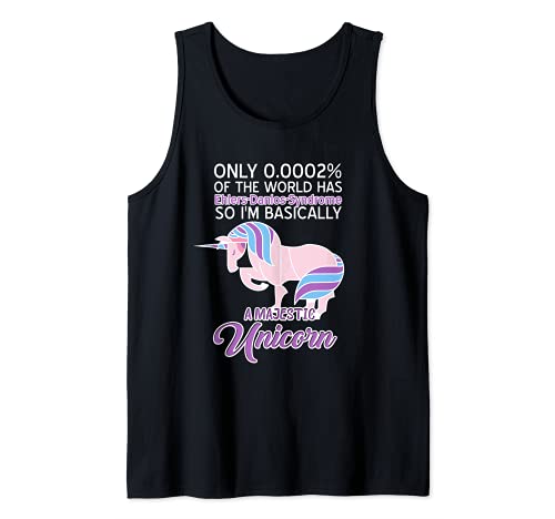 Divertido Síndrome de Ehlers-Danlos Conciencia Unicornio Amante Humor Camiseta sin Mangas