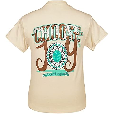 Girlie Girl Originals Choose Joy Natural Short Sleeve T-Shirt (Medium) Cover