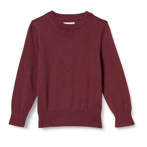 Image of Amazon Essentials Boys and Toddlers' Uniform Cotton Crewneck Pullover Sweater