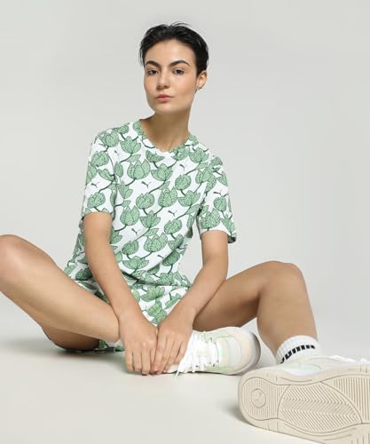Image of Puma Women's Cotton Relaxed Fit T-Shirt