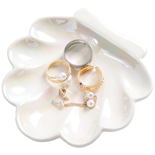 Pearlescent Shell Jewelry Tray