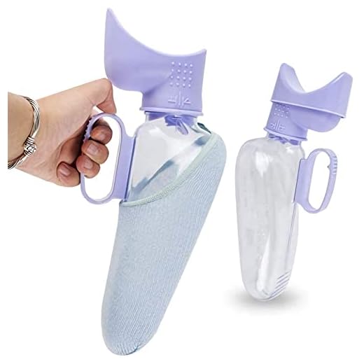 VOCA Urinario para mujeres, a prueba de derrames, recipiente para orinarios femeninos, 700 ml, cámara urinaria a prueba de derrames, urinarios para el hogar femenino dispositivo en cama