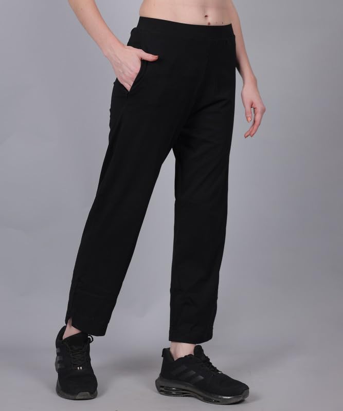 Image of Women's Cotton Light Weight Comfortable, Stretchable, Breathable & Soft Pant Style Jeggings