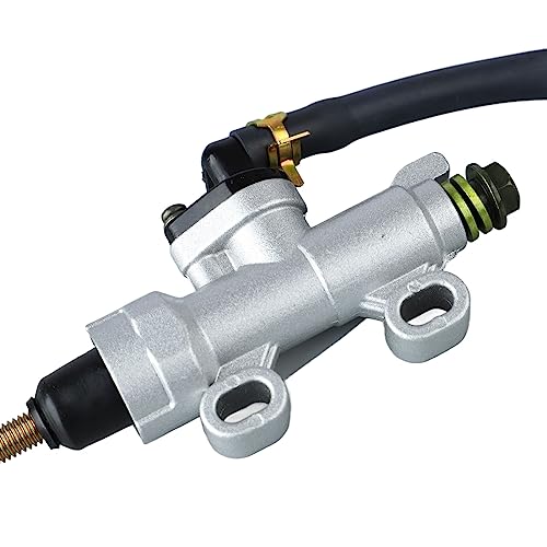 Tomotato Motorrad Bremspumpe, Universal Hauptbremszylinder der Motorrad Hinterrad Bremspumpe für die Meisten Motorräder Dirt Bike ATV Fahrrad