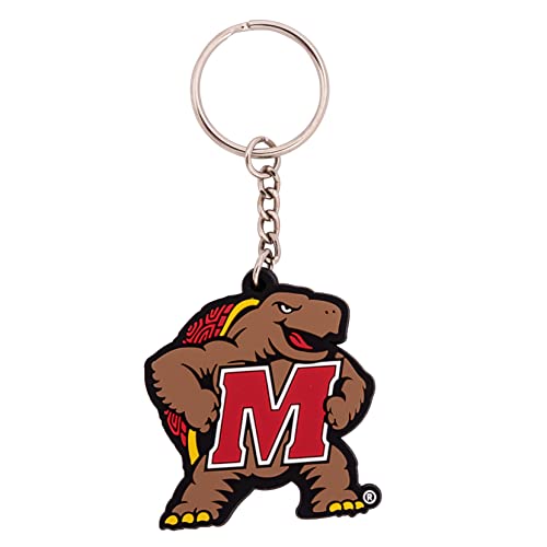 Desert Cactus University of Maryland Keychain Terrapins UMD Terps Car Keys Holder (PVC A)
