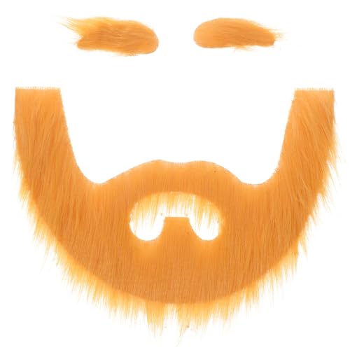 WOFASHPURET 1 セット の シミュレーション ひげ つけまつげ 眉毛 面白い フェイク コスプレ 小道具 装飾の商品画像（Amazon）