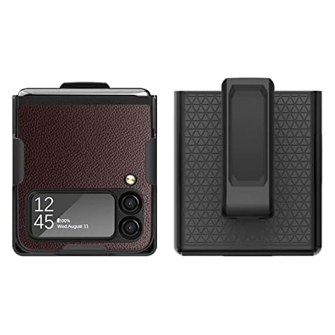 ZCDAYE Belt Clip Holster Case for Samsung Z Flip 3 Cover