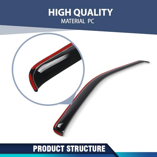 Image of PIT66 in-Channel Auto Vent Window Visors 2 pcs