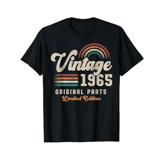 ヴィンテージ1965年、誕生年60年 レトロ Tシャツ