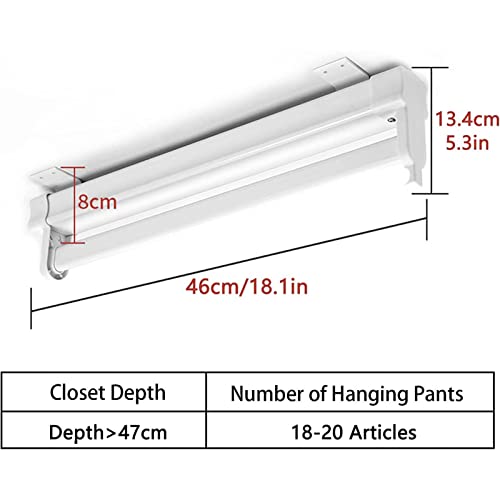 Dressing encombré ? Ce rack de pantalons extensible et robuste libère de la place - 6
