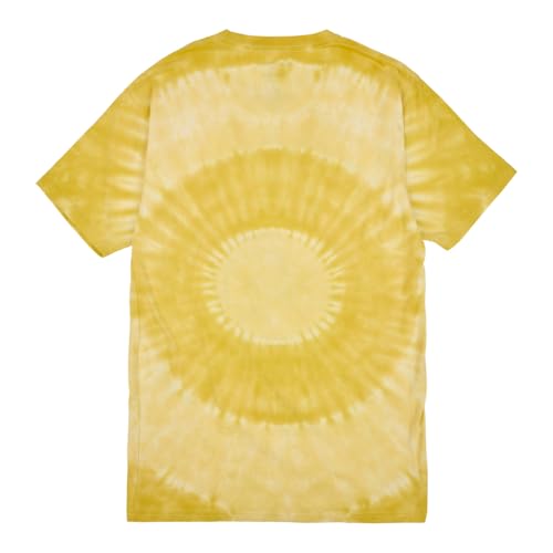 Five Nights at Freddy's Chica Men's Yellow Spiral Tie-Dye Crew Neck Short Sleeve T-Shirt3